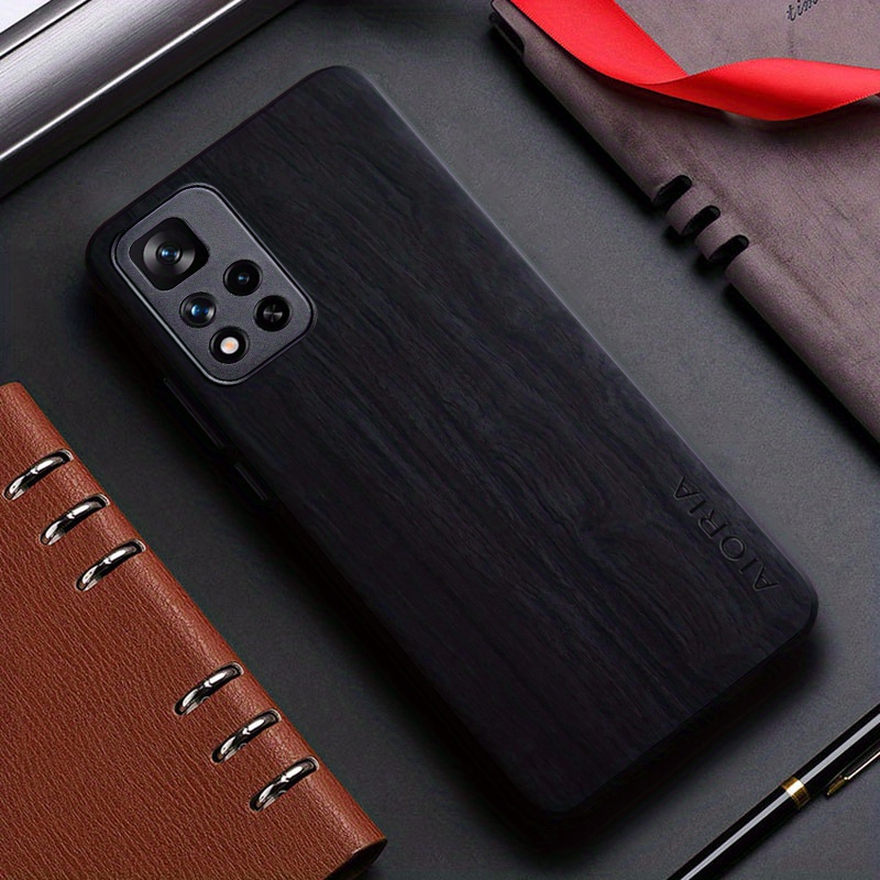 Case Xiaomi Redmi Note 12 11 10 9 8 Pro Funda Bamboo Wood - Temu Portugal