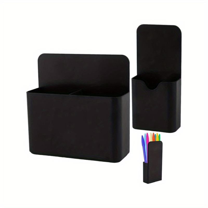 2pcs Magnetic Pen Holder Dry Erase Marker Organizer Strong Magnet Storage