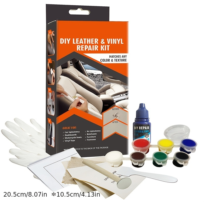 10-color Leather Repair Kit Leather Filling Repair Kit Car Seat Repair Kit  Sofa Repair Kit Artificial Leather Repair Glue