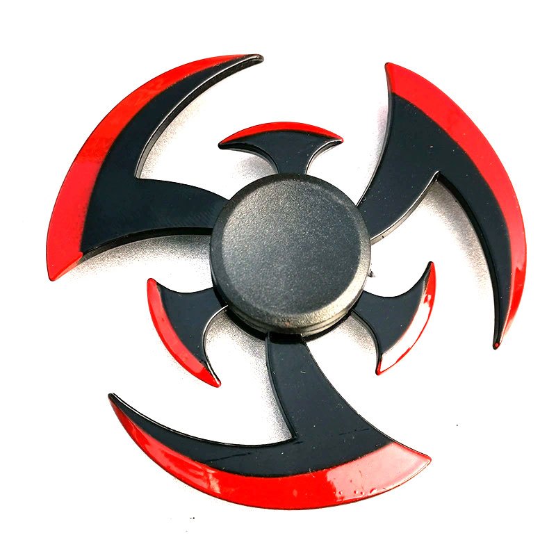 Naruto Ninja Shuriken Fidget Spinner Zinc Alloy Stress Relief Toy