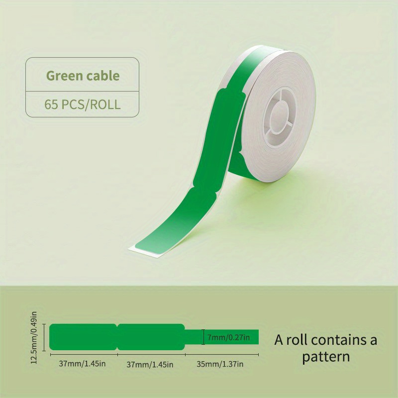 Etiquetas de cable D11 coloridas e impermeables para cables de alambre,  etiquetas adhesivas resistentes al desgarro, flexibles para cables de