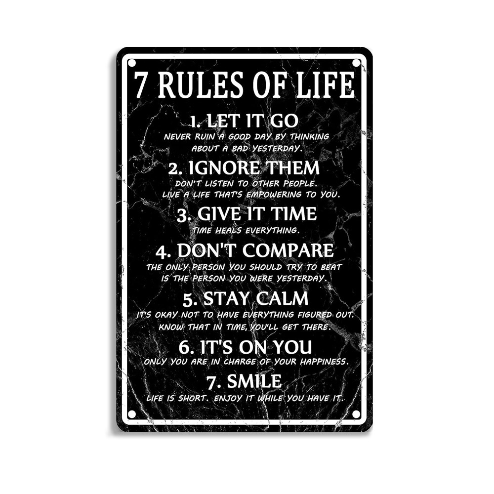 If Life Is a Game, These Are the Rules – Seven Good Things