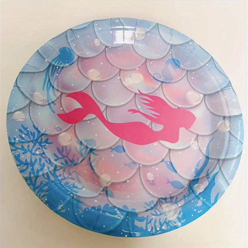 Fish Scales Party Set Hot Sale Theme Tableware Birthday - Temu South Africa