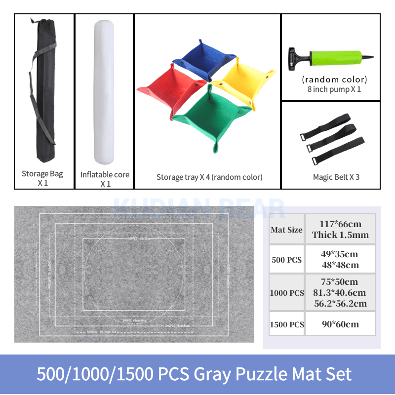 Jigsaw Puzzle Mat Puzzle Storage Puzzle Saver for Jigsaw Puzzles to 1500  Pieces