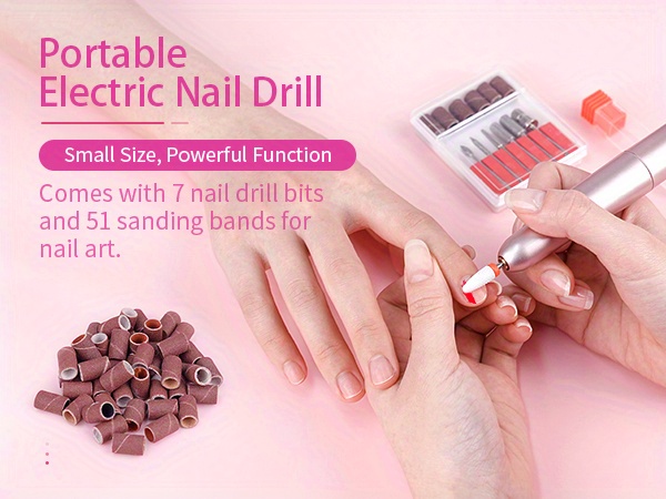 Saviland Electric Nail Drill Lima Eléctrica Uñas Efile Nail - Temu Chile