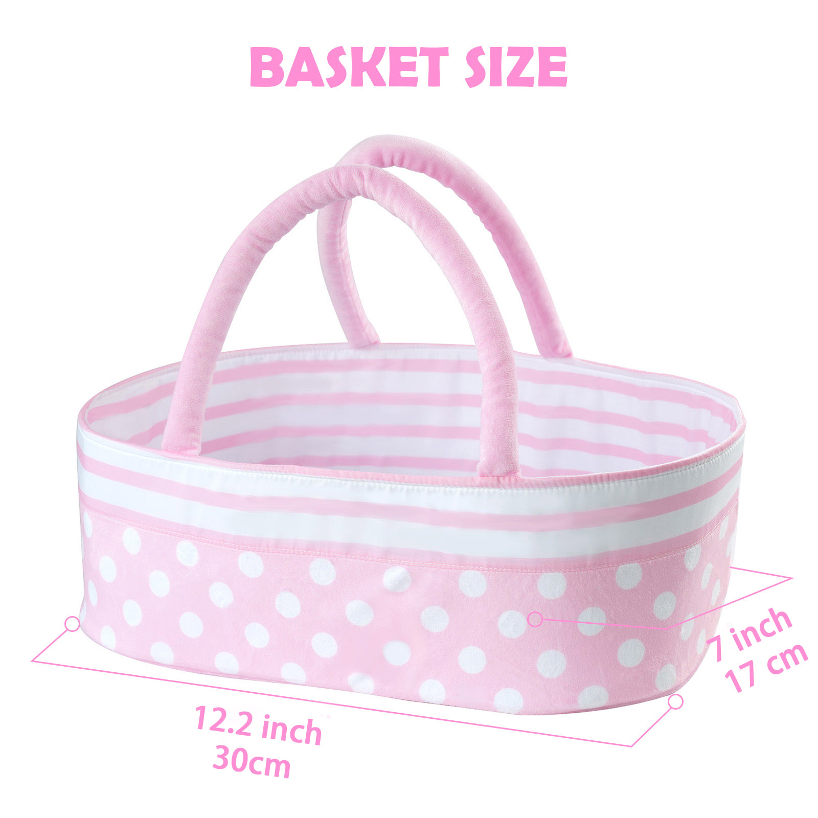 Reborn Baby Doll Accessories With Basket For Baby - Temu