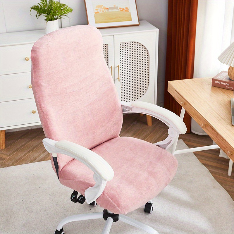 Office chair cover discount pink