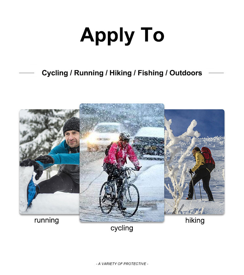 Gants d'hiver pour hommes femmes écran tactile chaud vélo en plein air  conduite moto gants froids coupe-vent gants antidérapants – AZDAY
