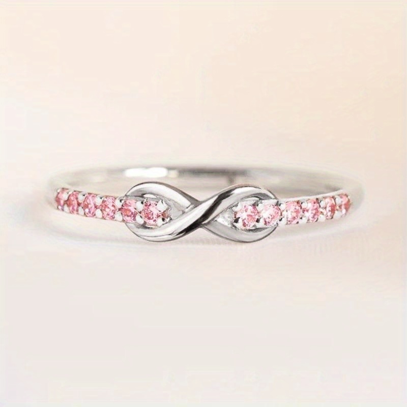 Dainty infinity clearance ring