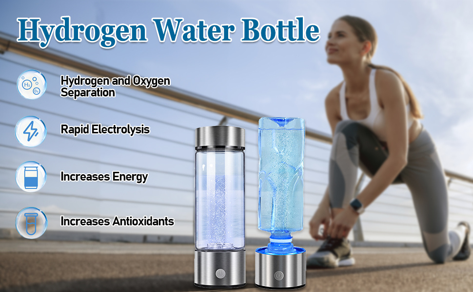 Hydrogen Water Bottle Portable Hydrogen Water Ionizer - Temu