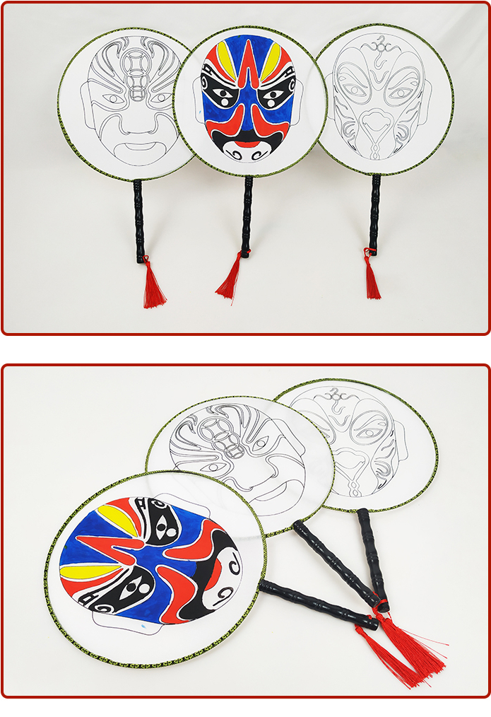 With 12 Colors Pigment Set Cartoon Diy Graffiti Painting Fan - Temu