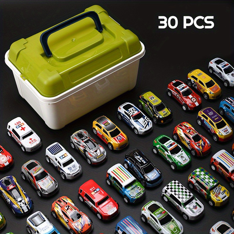 Toy Car Storage Organizer Display Cases With 48 Compartments