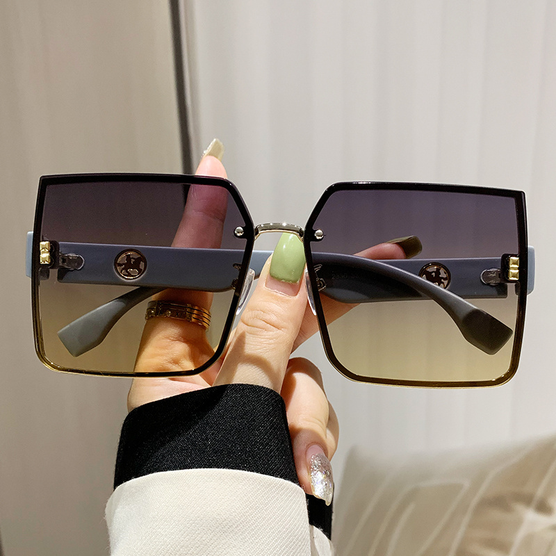 Oversized Square Fashion Sunglasses For Women Polarized Gradient Uv400 Sun  Shades For Driving Shopping Party - Temu