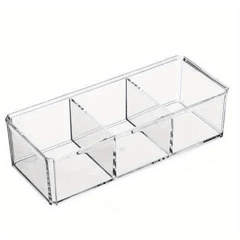 3 Drawer Basket Weave Mini Plastic Organizer Makeup HBA Cosmetics