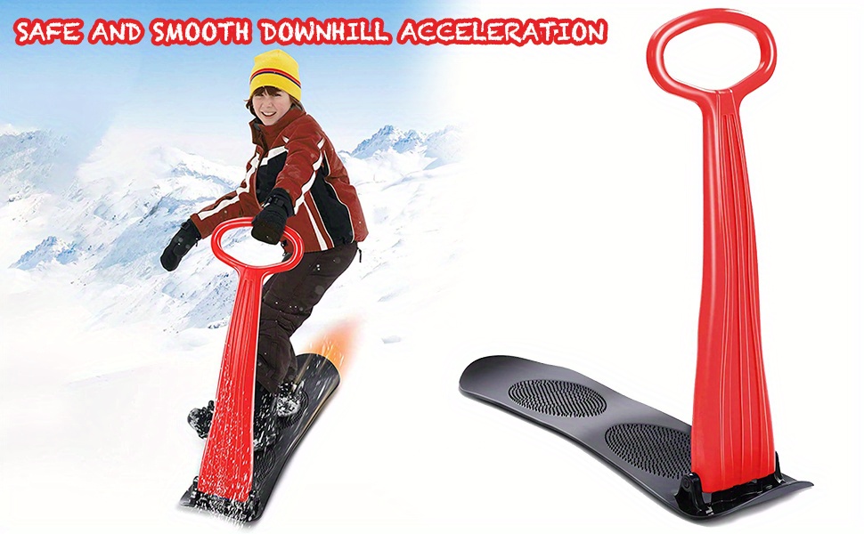 Foldable Ski Scooter With Handle Folding Ski Scooter Can Be - Temu