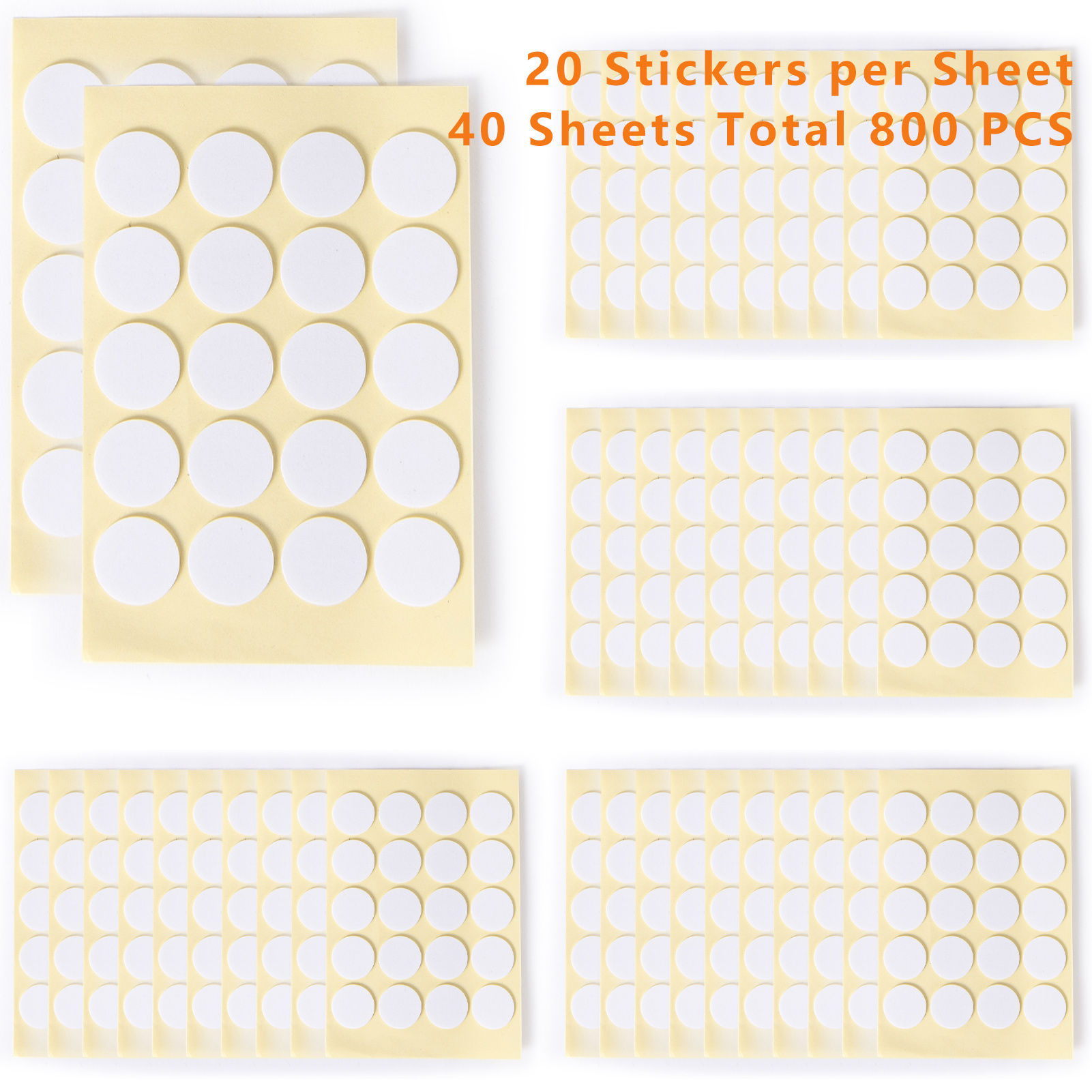 Hemoton Clear Double Sided Tape 120pcs Candle Wick Stickers, Heat Resistance Double- Sided Stickers, Adhere Steady in Hot Wax Stickers for Candle