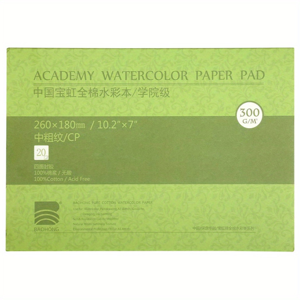 Pulp Academy Grade Watercolor Block four sided Sealant 100% - Temu