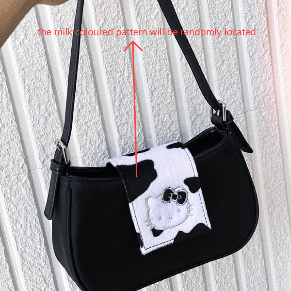 Sanrio Hello Kitty Bags New PU Luxury Designer Handbags Women Y2k Fashion  Babes Shoulder Messenger Bag Female Tote Travel Bags
