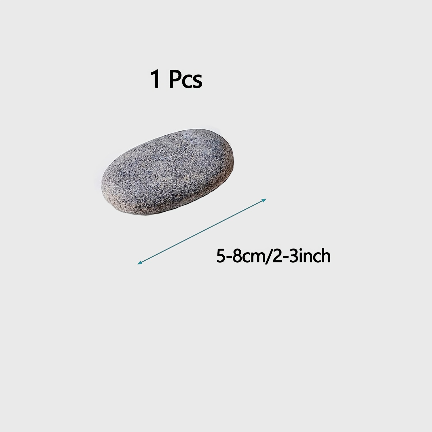 40 rocas para pintar, piedras lisas y sin pulir, para manualidades, rocas  planas, varios tamaños y formas, rango de alrededor de 1.5 a 2.36 pulgadas