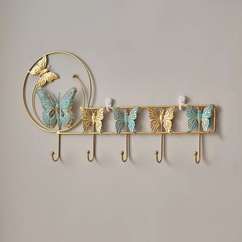 Luxury Nordic Creative Style Wall Mounted Coat Rack Resin Decorative Whale  Tail Robe Hook Finished in Brass Set of 3,Nordic Creative Style Wall  Mounted Coat Rack Resin Decorative Whale Tail Robe Hook