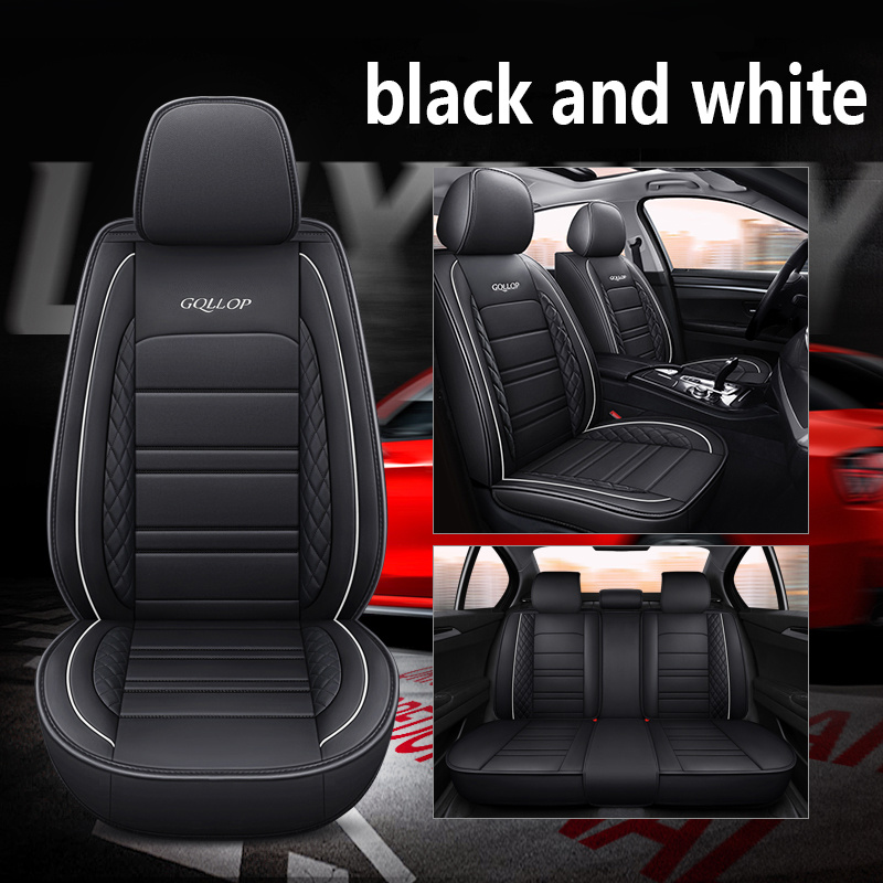 5-seat All-inclusive Car Seat Cover Pu Leather Four Seasons Universal Car  Seat Protector Compatible With Five-seat Car Pickup Truck Suv Off-road -  Temu