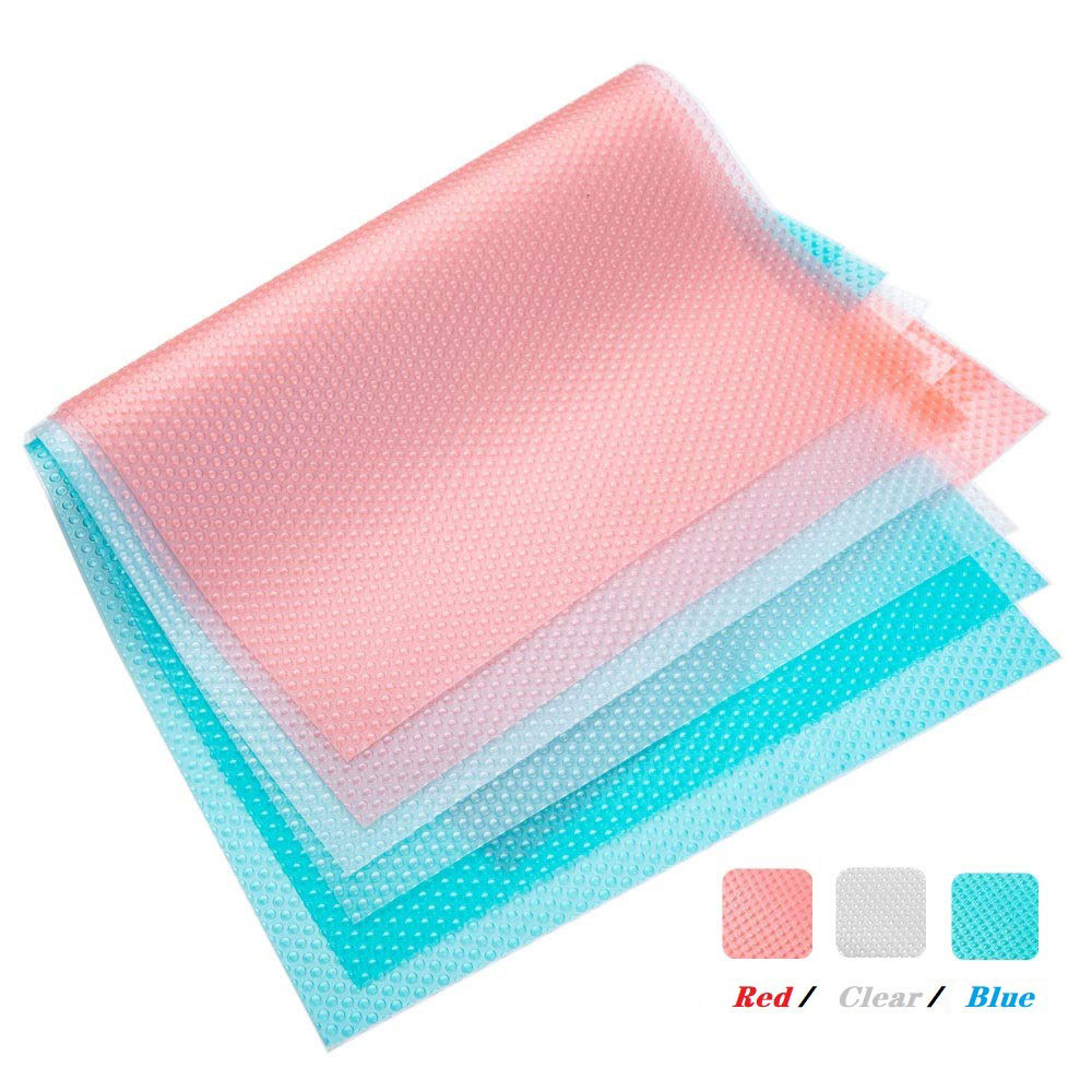  8 Pcs Refrigerator Liners Mats Washable, Refrigerator Mats  Liner Waterproof Oilproof, Shinywear Fridge Liners for Shelves, Cover Pads  for Freezer Glass Shelf Cupboard Cabinet Drawer (8 Clear)