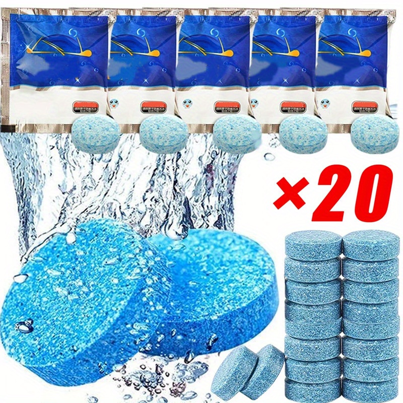 Bag Of Glass Water Effervescent Tablet Car Wiper Solid - Temu