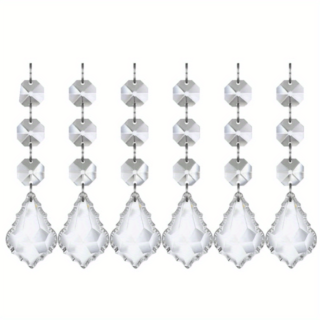  Nuenen 100 Pcs Hanging Crystals for Centerpieces Chandelier  Garland Christmas Tree Teardrop Crystal Prisms Pendant Ornaments for  Wedding Window Home Decor(Maple Leaf) : Home & Kitchen