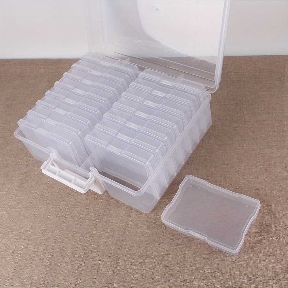 1 Set Picture Storage Boxes Photos Organizing Boxes Classified Photo Case, Size: Small