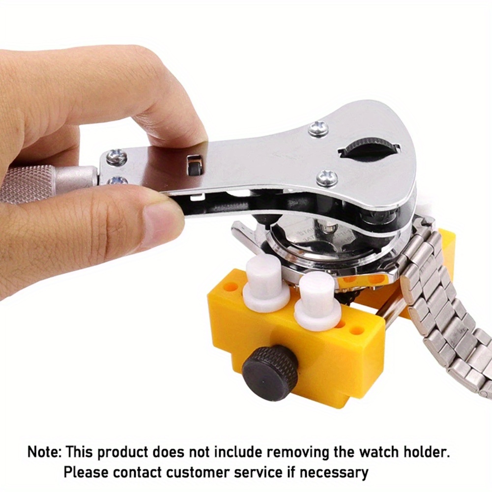 Wrist Watch Opener, Adjustable Screw Back Wrench Remover Watch Repair Tool, Watch Battery Remover Press Closer Remover Wrench, Ideal choice for Gifts details 2