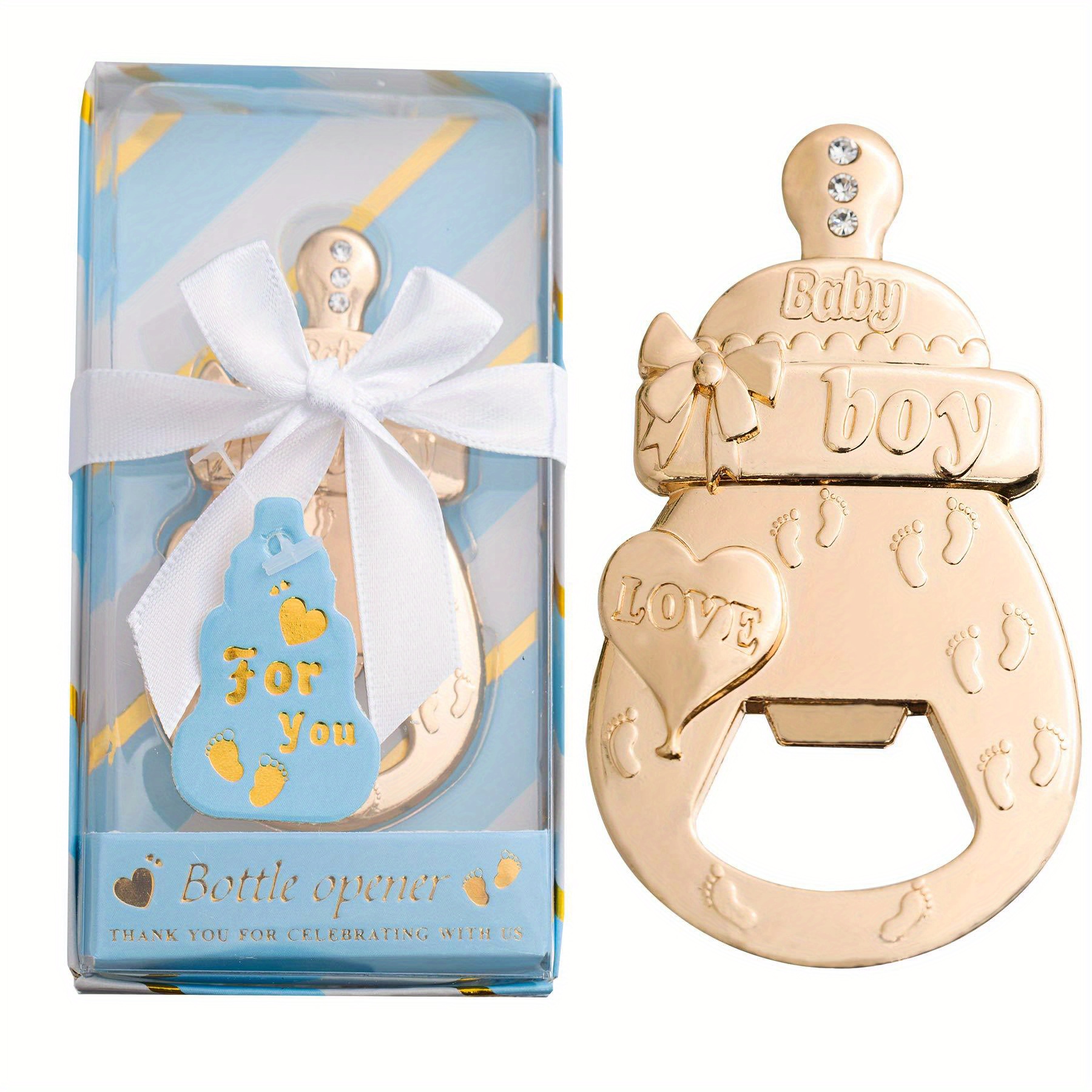 Metal Bottle Opener Baby Bottle Openers Baby Shower Party - Temu