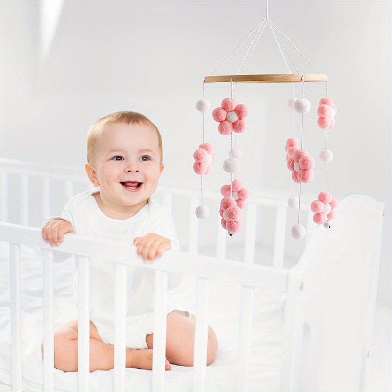 Mobile pour bébé - Triomphe Décoration de lit pour bébé - Carillon mobile à  vent - Jouet pour nouveau-né - Cloche de lit - Carillon éolien - Pendentif