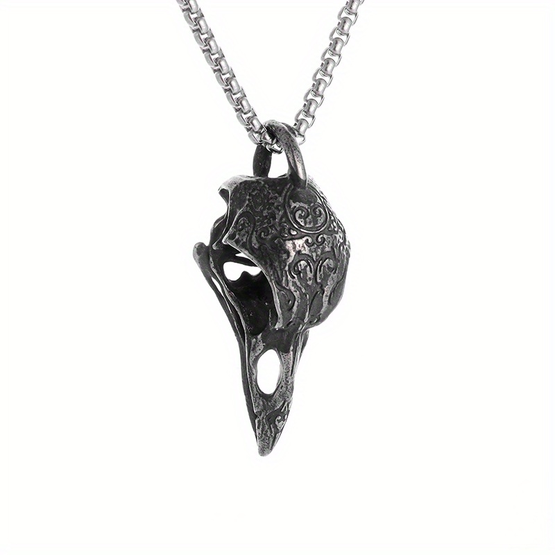 Punk Gothic Bird Fish Nature Necklace Men Jewelry Gift - Temu