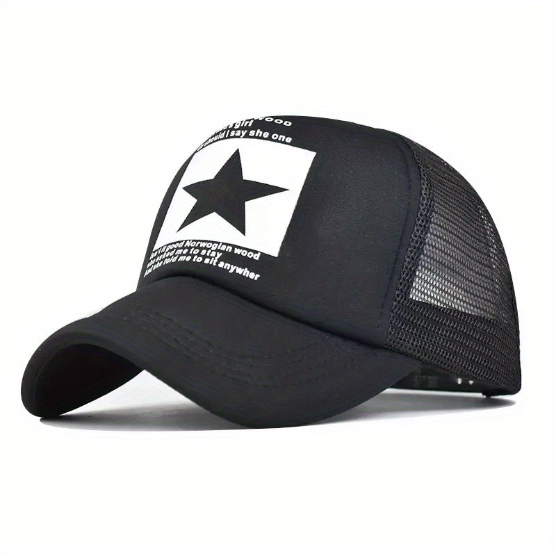 New Truck Baseball Cap, Outdoor Sports Breathable Print Handsome Men And Women Peaked Cap, Ideal choice for Gifts details 2