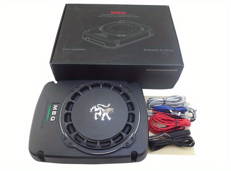 Car Under seat Sub Woofer Active Powered Amplifier Bass Temu