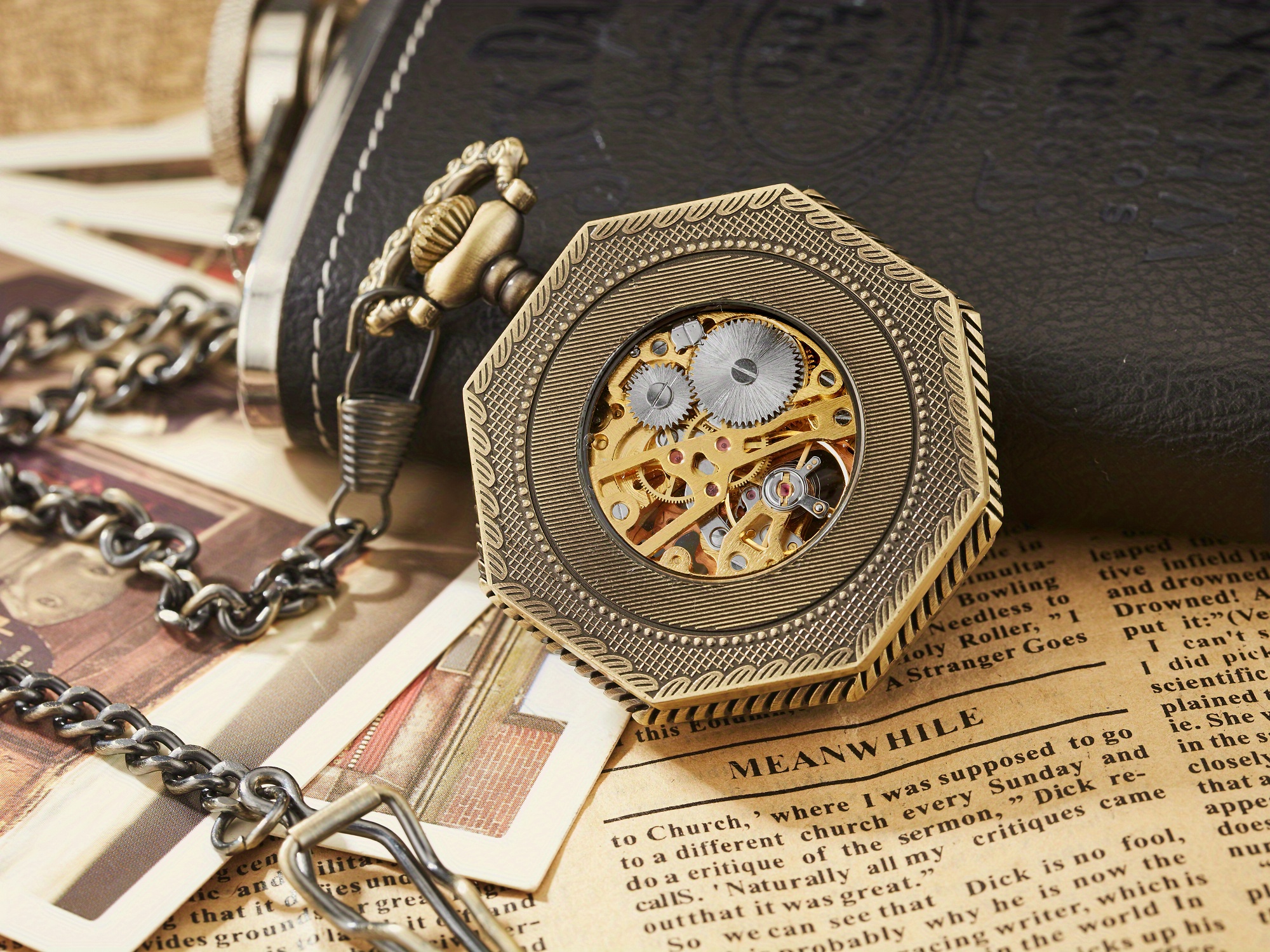 Hexagon pocket clearance watch