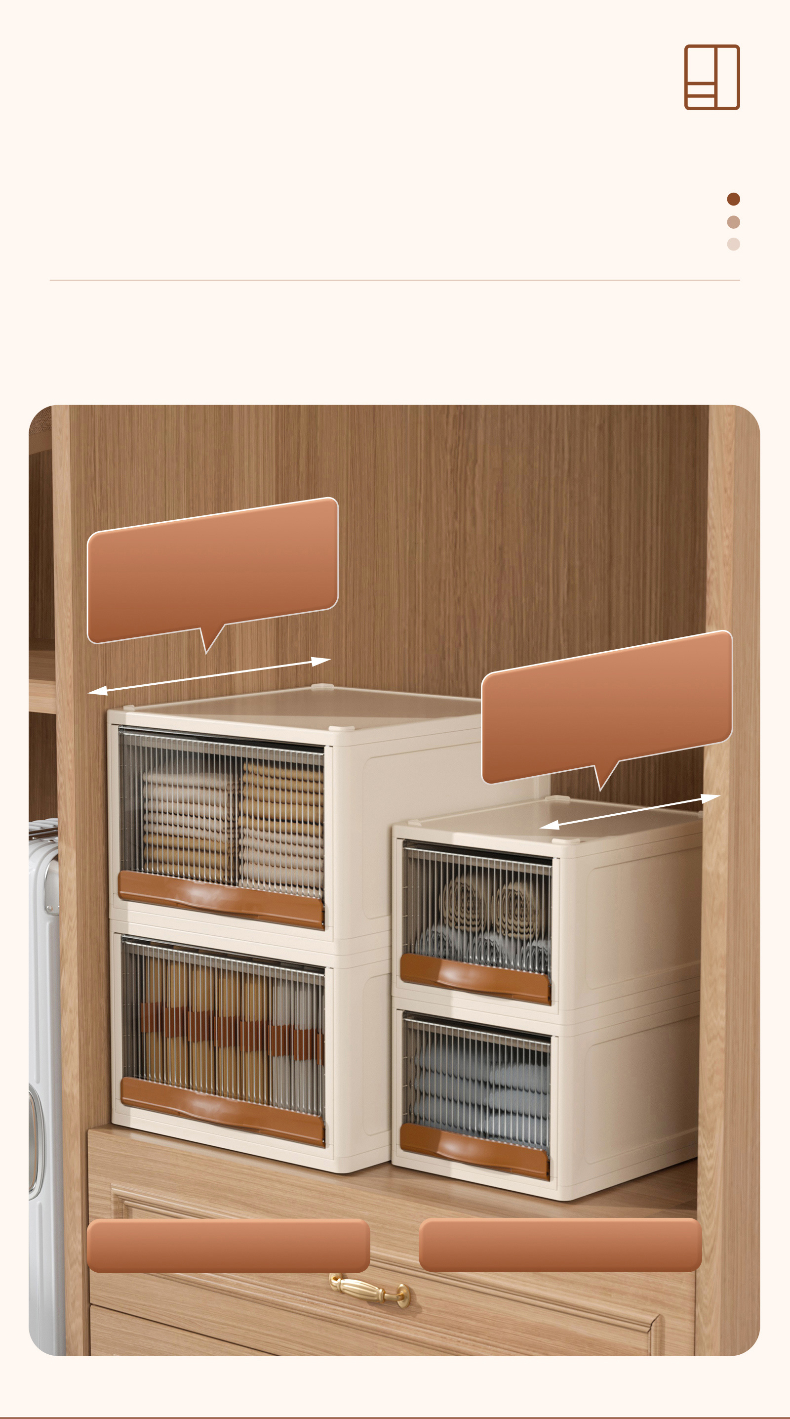 Drawer Corner Storage Cabinet, Toy Storage Box For Snacks, Clothes,  Household Stackable Plastic Storage Organizer For Kitchen, Bedroom,  Bathroom, Office, Desk - Temu