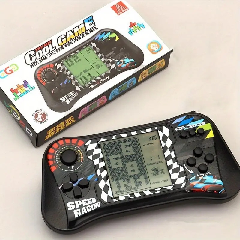 Beico Console de jeu portable pour enfants et adultes - Grand écran de 7,6  cm - 380 degrés - Jeux vidéo rétro classiques - Consoles de jeux  électroniques - Cadeau d'anniversaire (noir) : : Jeux et Jouets