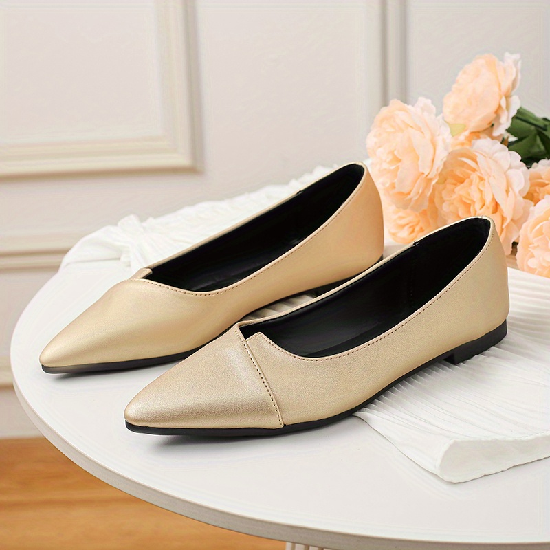 Comfortable pointy sales toe flats