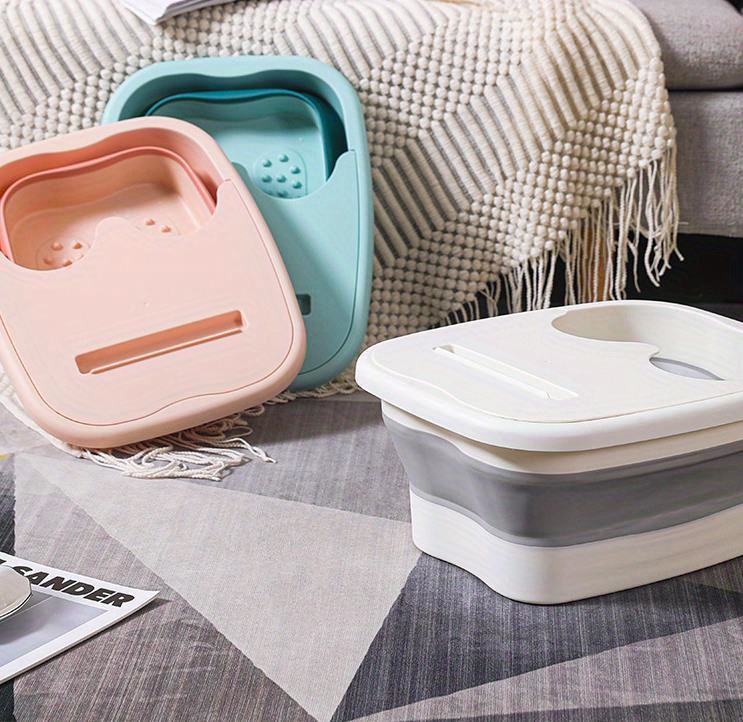 Foldable Foot Bath Bucket Foot Bath Tool Foot Bath Massager Temu