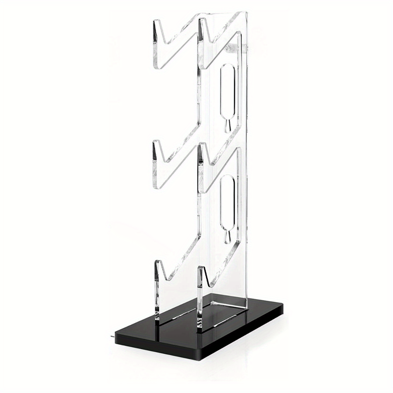 3 layer Acrylic Gaming Controller Display Stand Stable And Durable Earphone Holder Charging Friendly