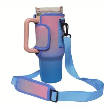 Adjustable Water Bottle Carrier Bag For Hiking Traveling And - Temu