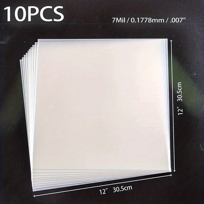 10 Mil Mylar Sheet Milky Translucent Pet Blank Stencil - Temu