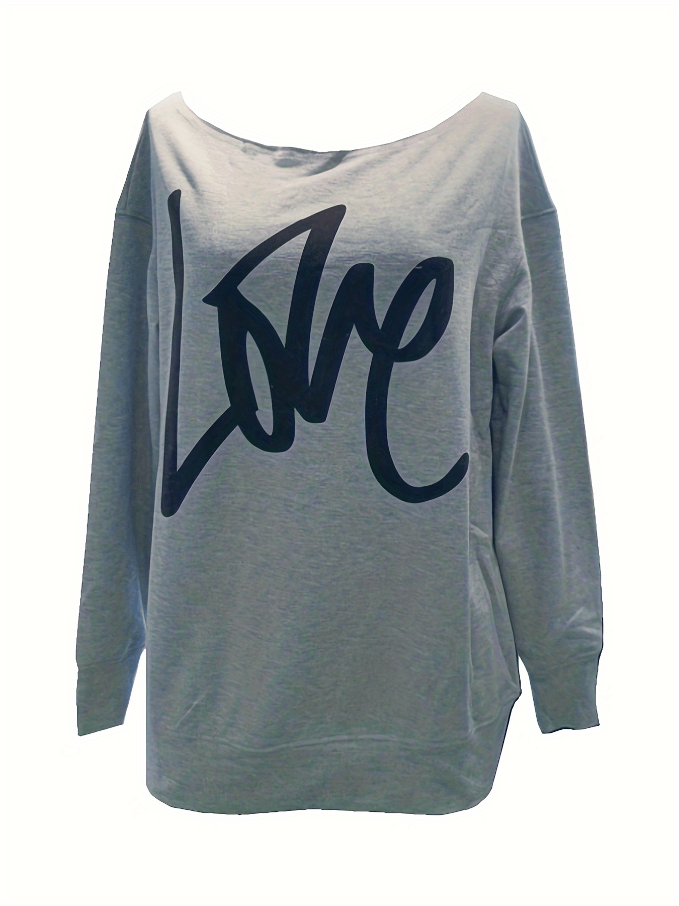 Off the 2024 shoulder love sweatshirt