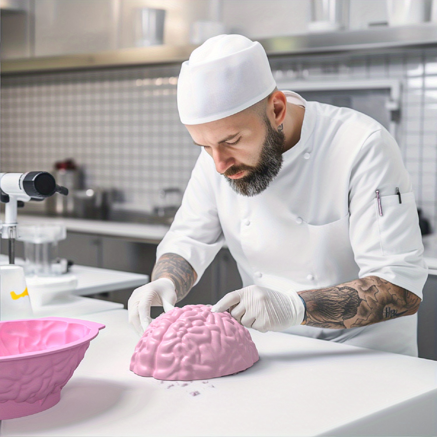 Large Skull Silicone Mould From Chef Rubber