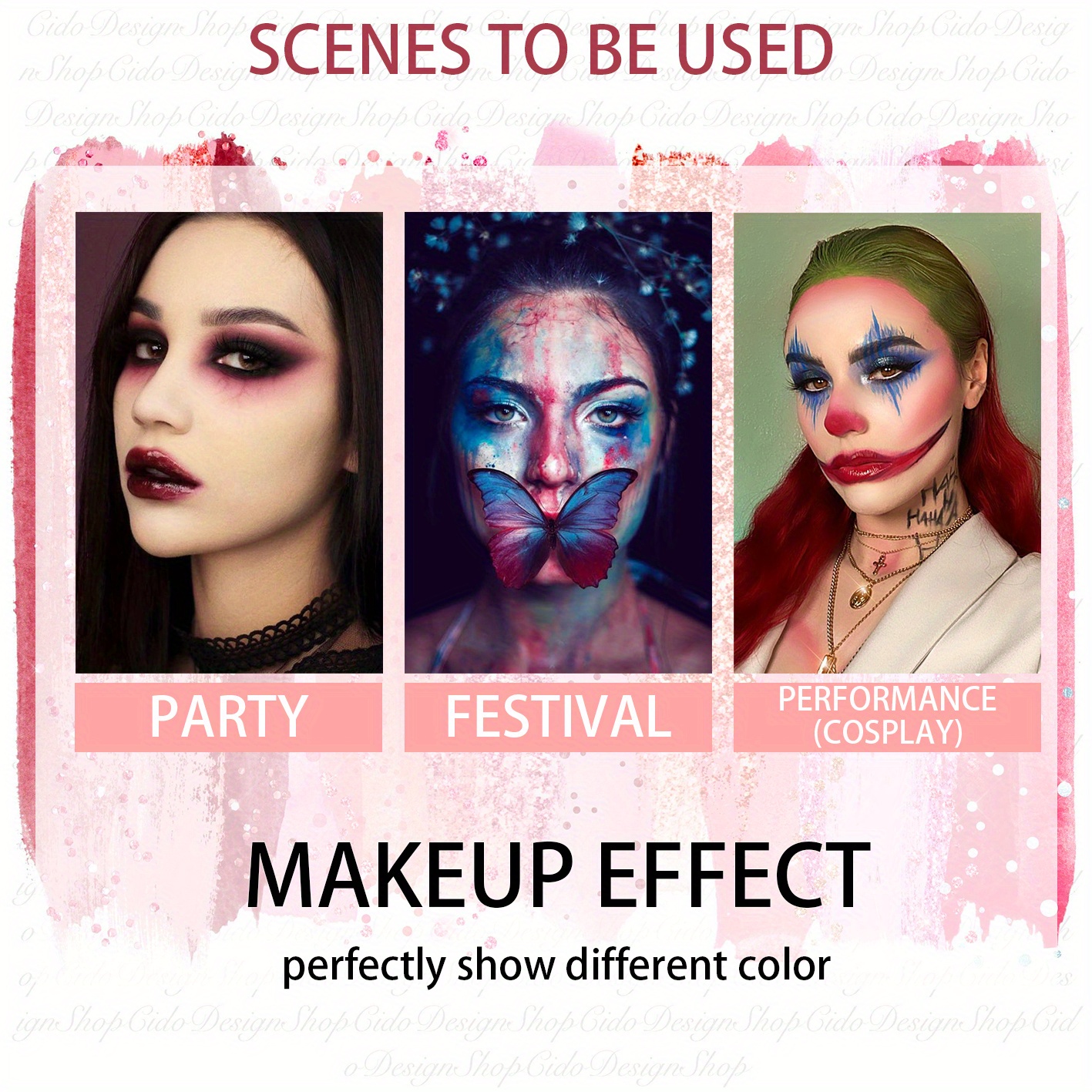 scene eye makeup for girls