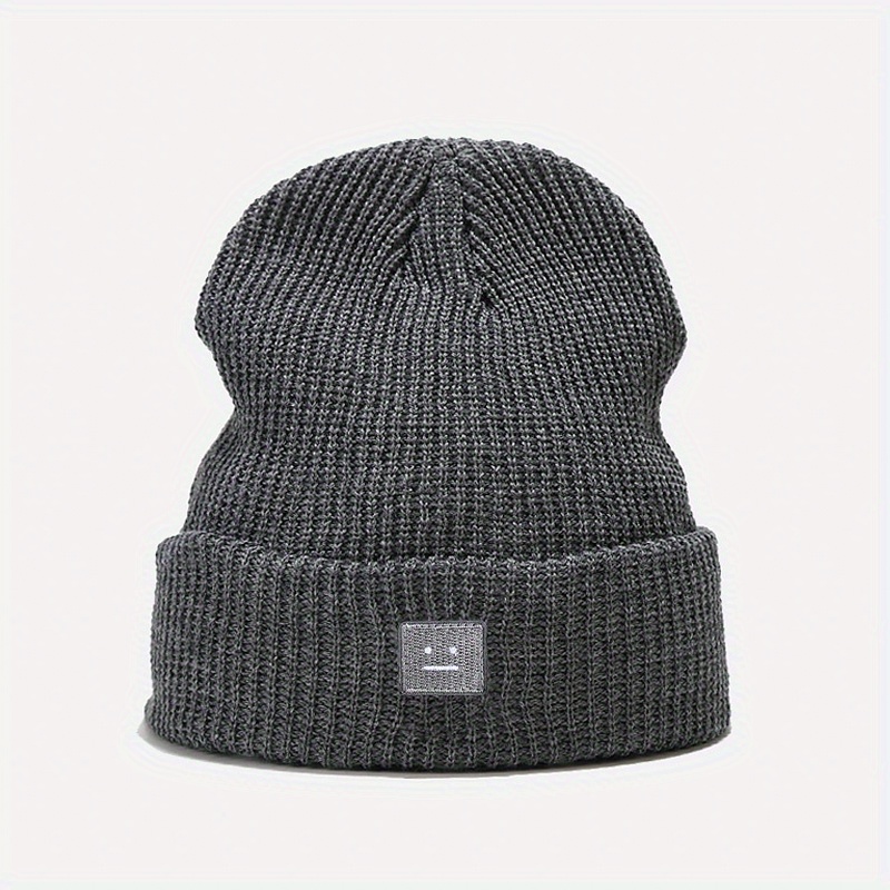 Fashion Men's Youth Street Solid Color Beanie Woolen Hat College Warm  Women's New Cold Hat Knitted Versatile Outdoor Autumn And Winter Couple -  Temu