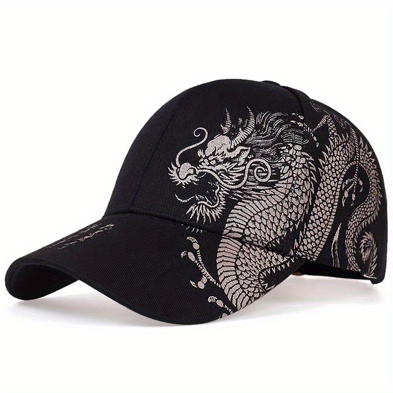 Image of Print Fashion Trendy Baseball Cap Men' Cool Artistic Duckbill Hat Women's Individual Casual All-match Sun Hat