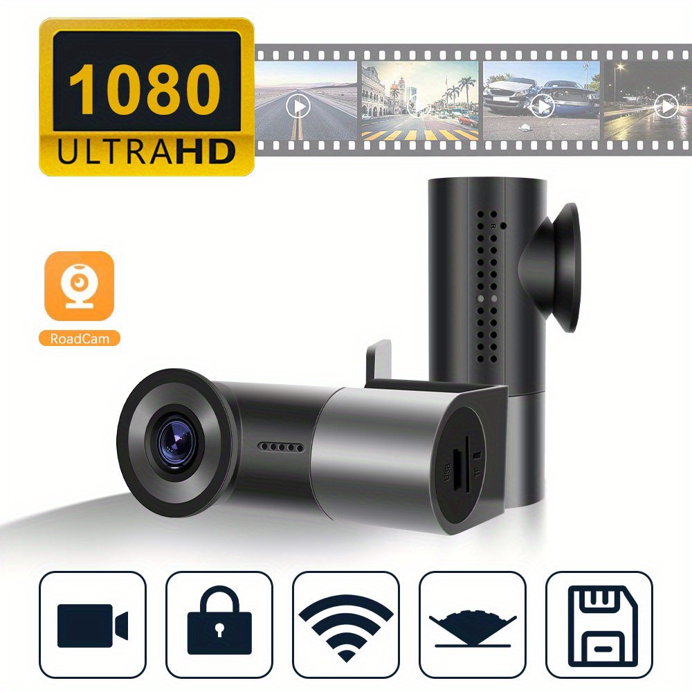 Car Dash Cam 1080p Speed Coordinates Wifi Car Dash Camera - Temu