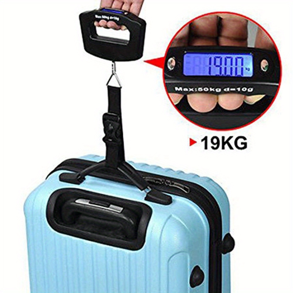 Portable Luggage Scale Digital Precise Mini Fish Hook Hanging Electronic  Weight Scale Travel Household Outdoor